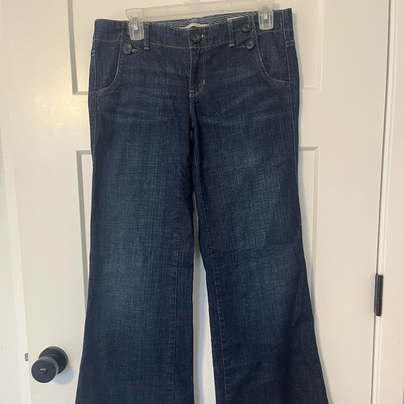 Gap Limited Edition Women 8 Jeans Cotton Trouser Fit Light Stretch Low Rise Y2K - Picture 1 of 12